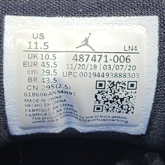 Nike Air Jordan Retro 14 2020 487471-006 Basketball Shoes Gym Red Toro US 11.5 - Picture 9 of 9